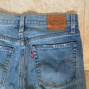 Highwaisted Levi straight leg